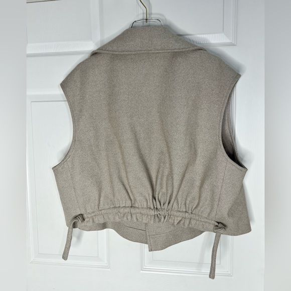 Neutral Taupe Women’s Vest Jacket Sz XXL - Picture 3 of 5
